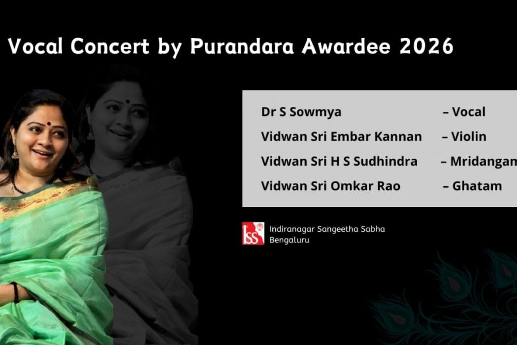 Vocal Concert by Dr. S. Sowmya – Purandara Awardee 2026 1