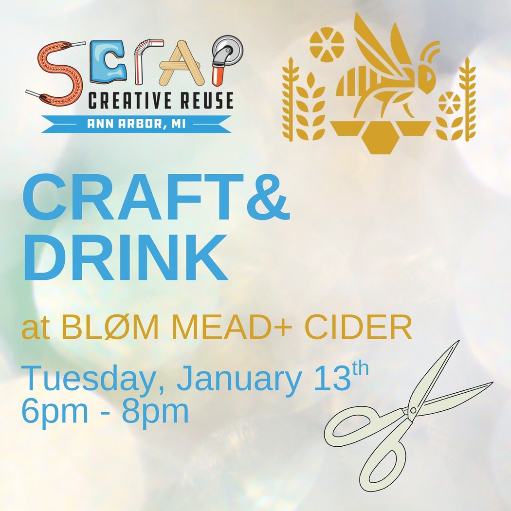 Craft & Drink with SCRAP Creative Reuse 1