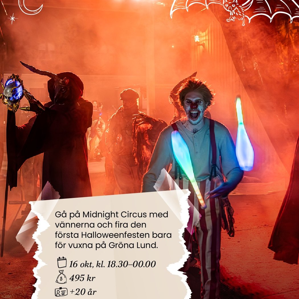 MIDNIGHT CIRCUS - SVERIGES STÖRSTA HALLOWEENFEST!