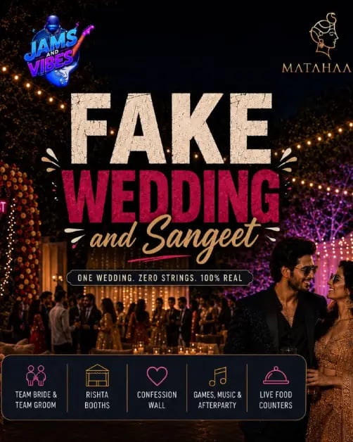 Fake wedding and sangeet 1