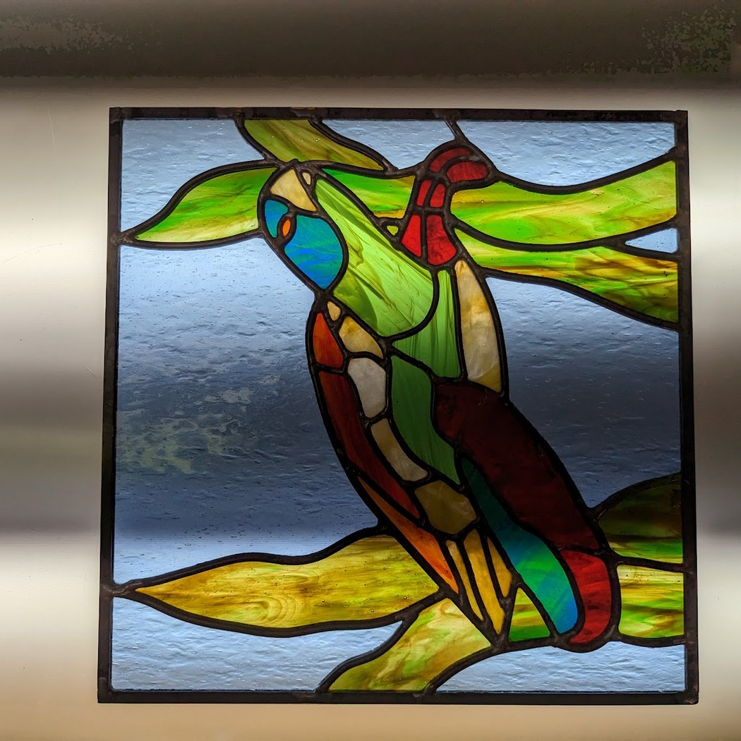 Stained Glass Rooster Class 3