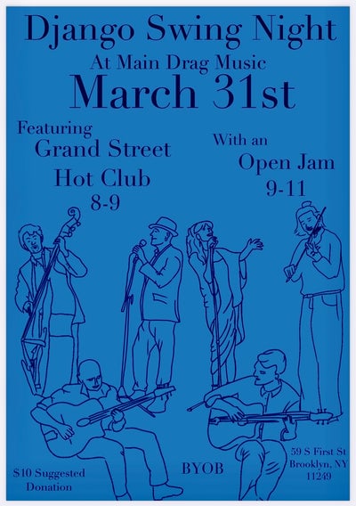 Django Swing Night w/ Grand Street Hot Club and Open Jam 1