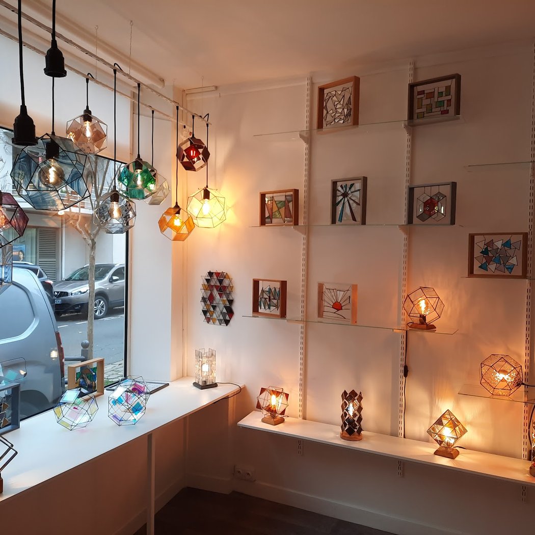 VERRE & LIGHT Luminaires Cadres Tableaux en verre 3