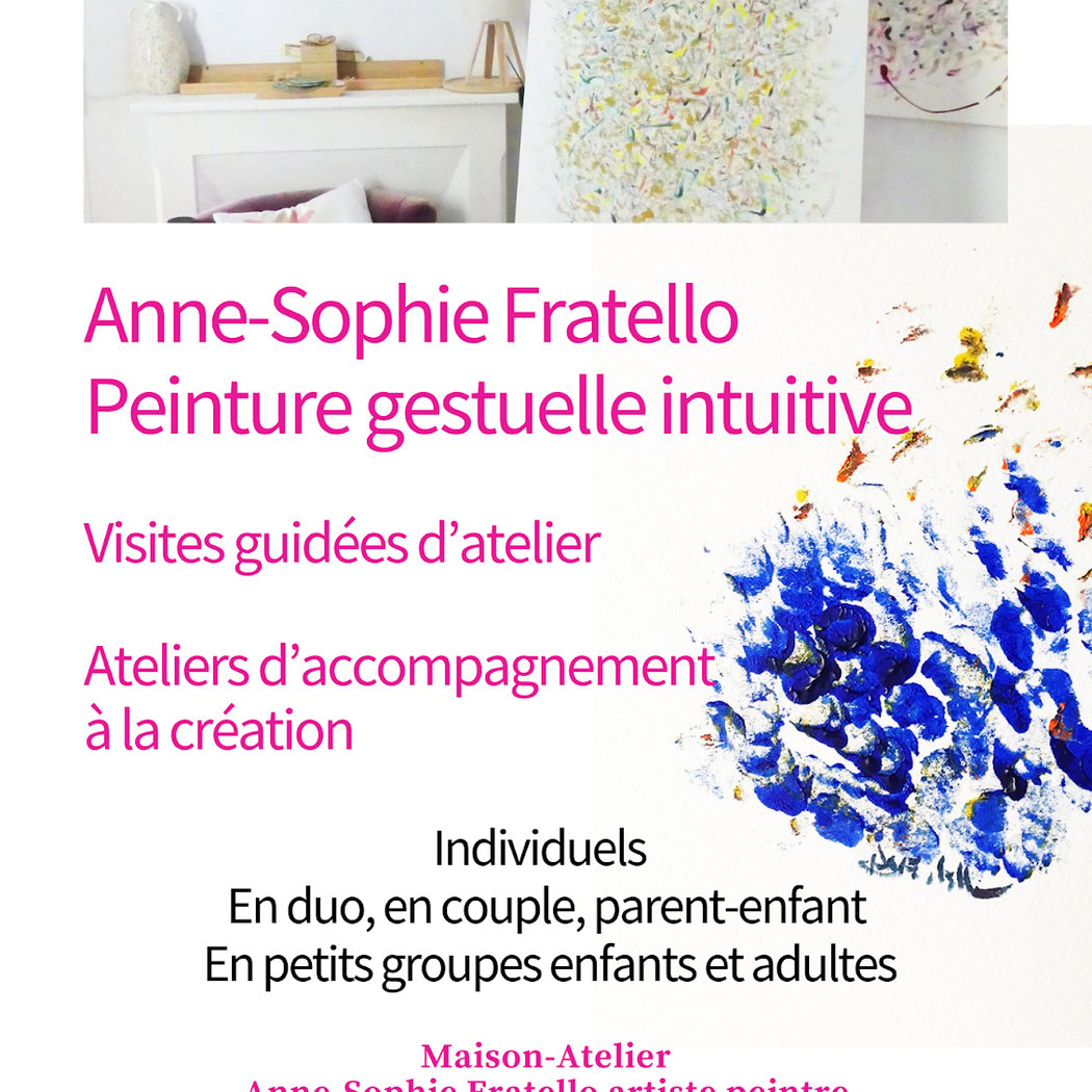 Atelier Création-bien-être dans l’atelier d’artiste Anne-Sophie Fratello 1