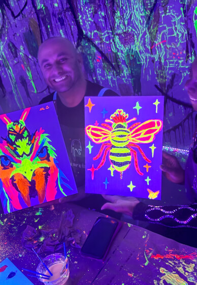 21+ Blacklight Puff & Paint 4