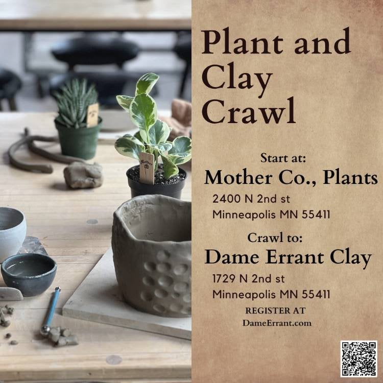Plant and Clay Crawl - Mushroom Pots 1