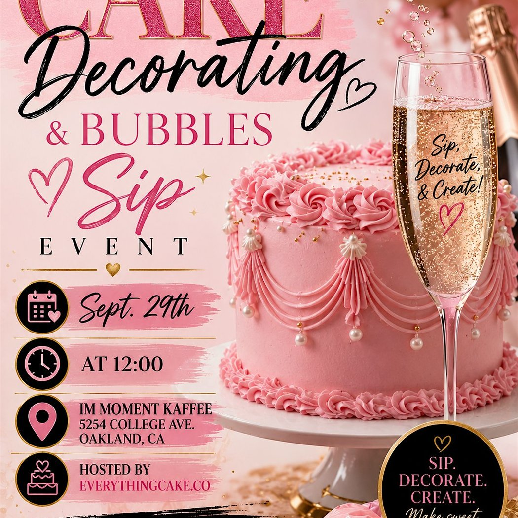 Cake Decorating And Bubbles