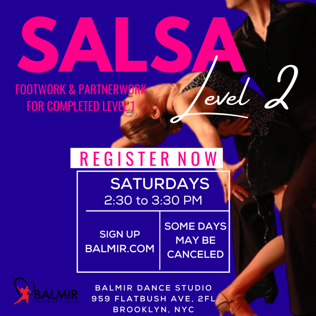 Salsa LEVEL 2 Intermediate Brooklyn Dance Classes 1