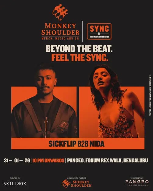Monkey Shoulder Sync Ft. SICKFLIP B2B NIDA 1