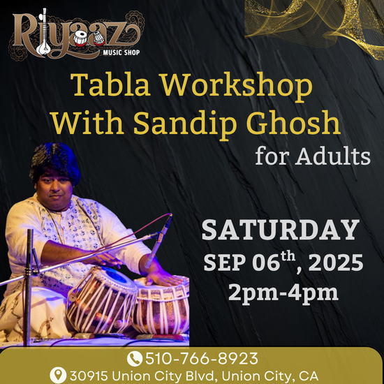 Tabla Workshop for Adults with Sandip Ghosh 1