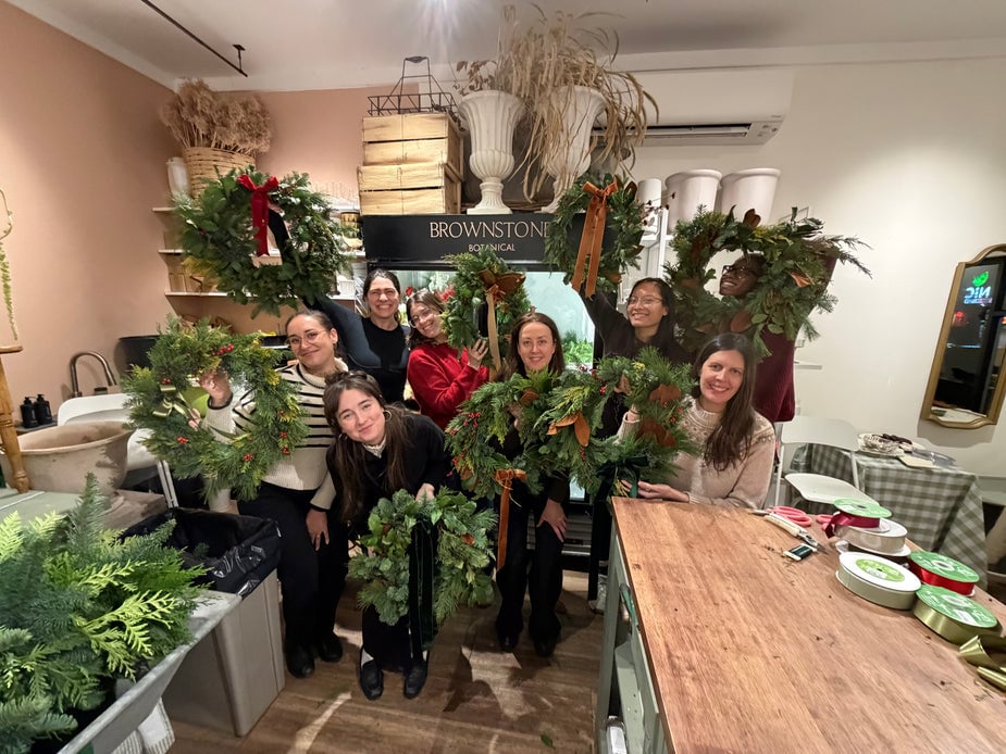 NYC Holiday Wreath-Making Workshops 1