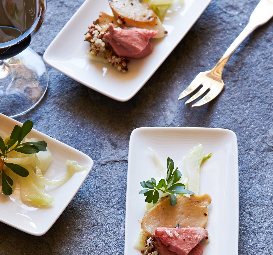 Mission Grape Wine Flight and Chef's Pairings 1