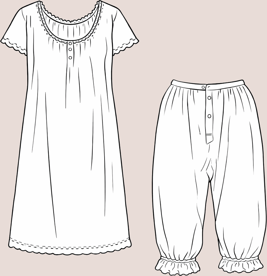 Victorian Undergarments Sewing Class 1