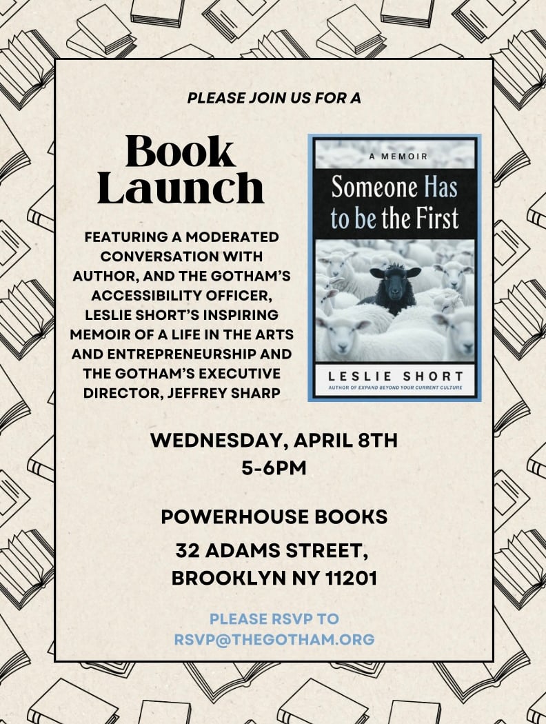 Book Launch: Someone Has to be the First 1