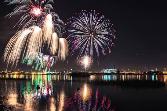 Bristol Harbor Fourth of July Fireworks Display 1