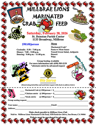 Millbrae Lions Club Marinated Crab Feed 1