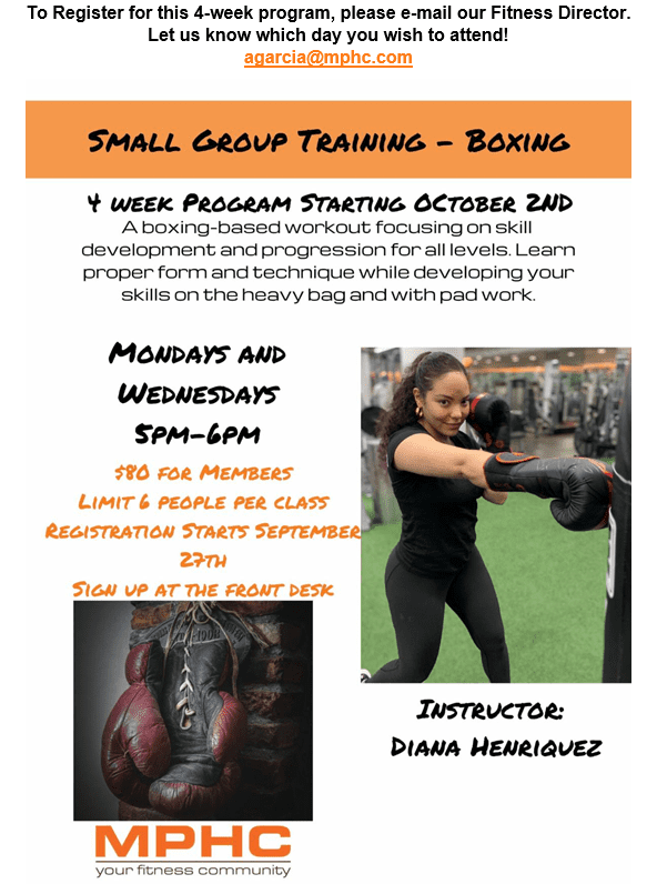Small Group Training - Boxing 1