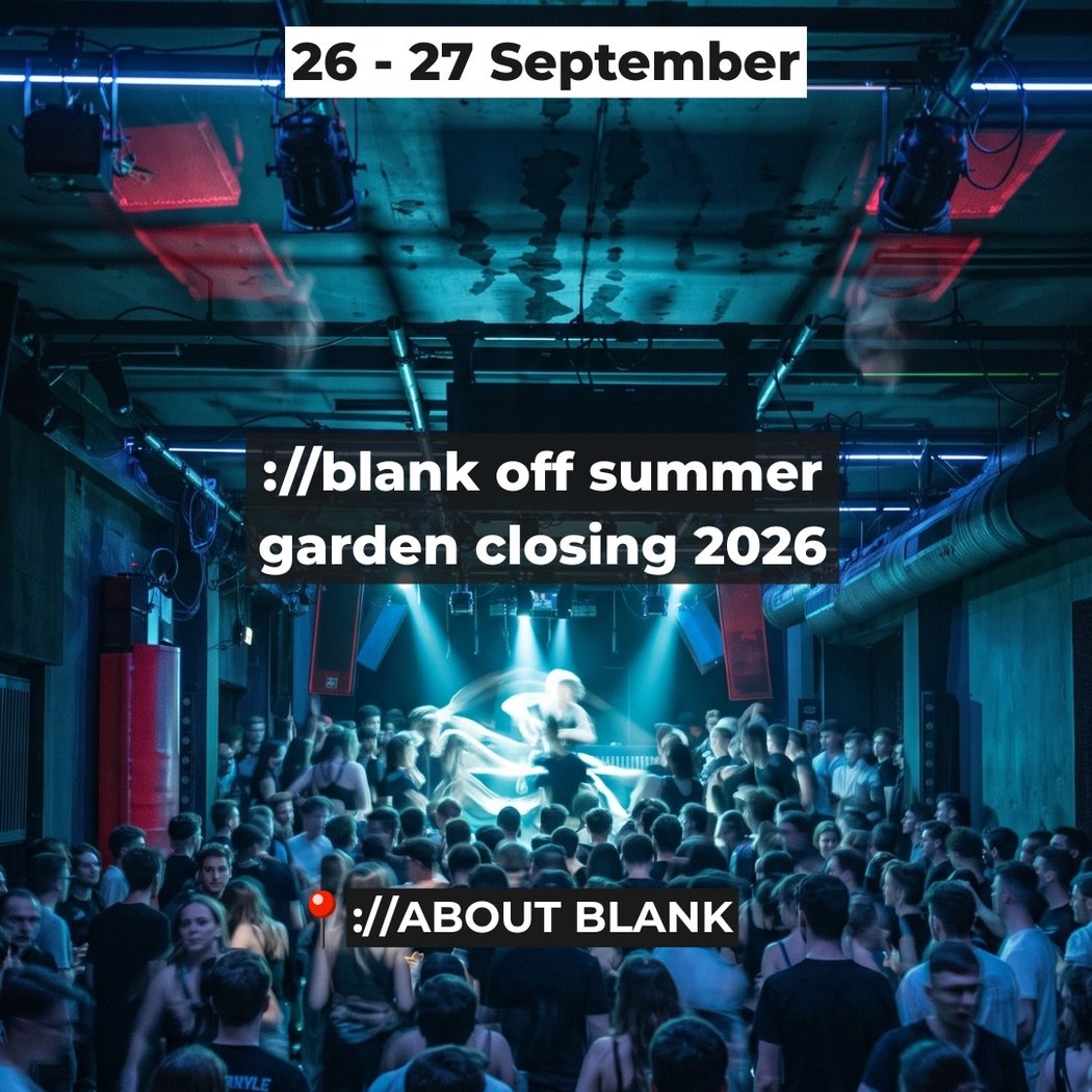 ://blank off summer garden closing 2026
