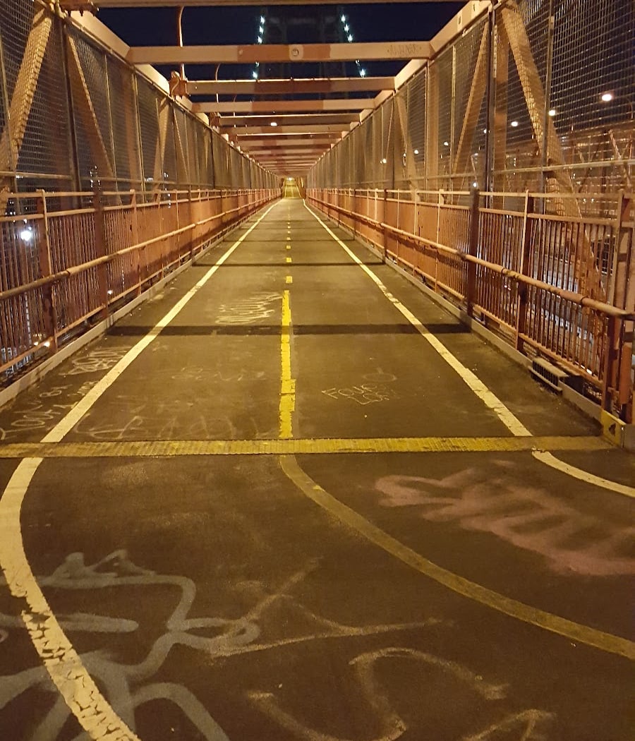 Williamsburg Bridge Bicycle Path 2