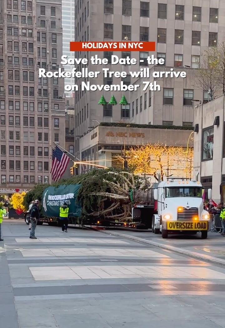 Rockefeller Center Tree Arrival and Celebration