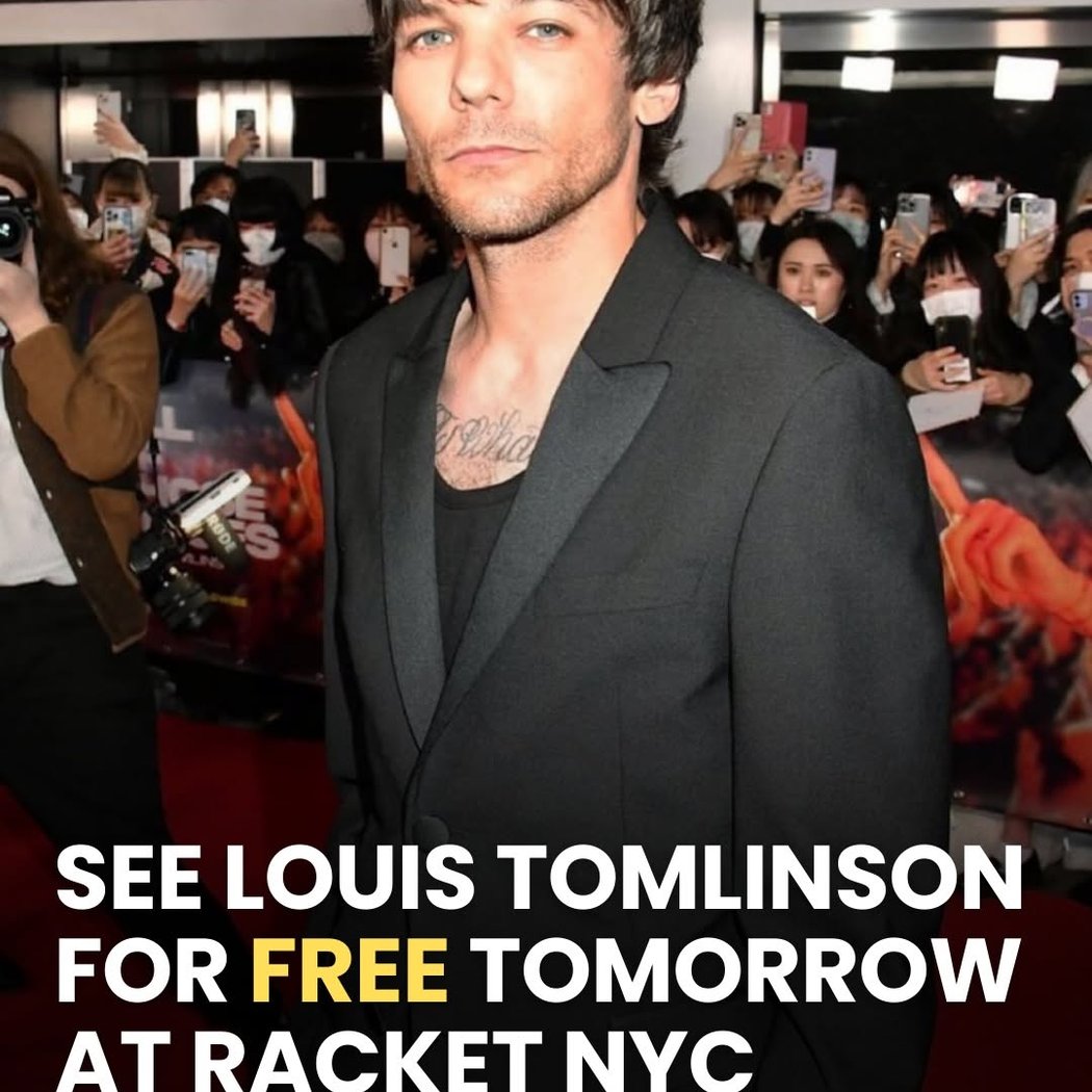 Louis Tomlinson Racket NYC 1