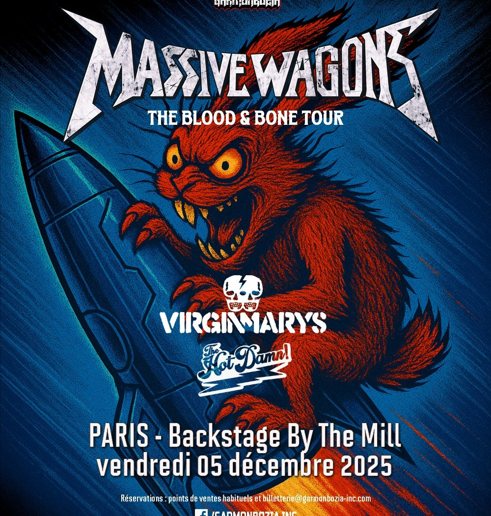 MASSIVE WAGONS + The Virginmarys + The Hot Damn 1