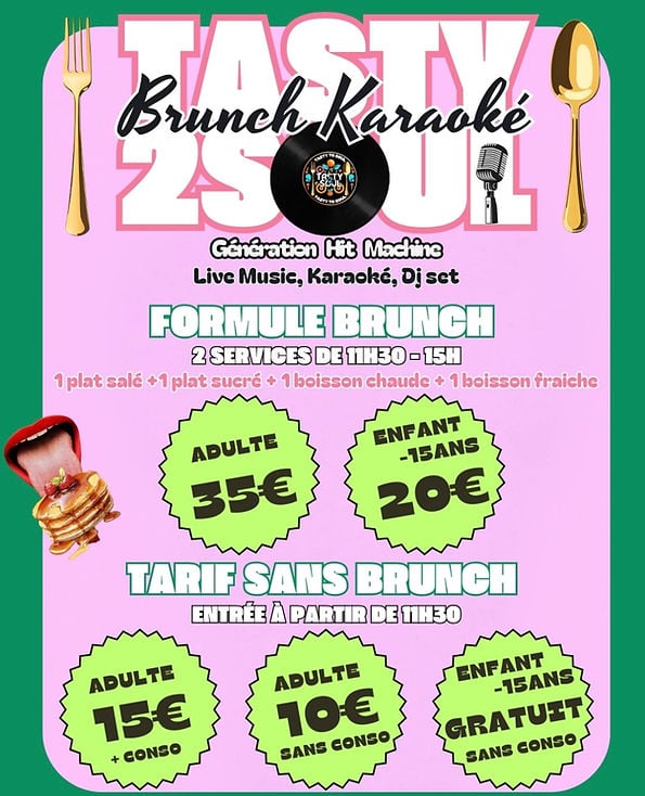 Tasty 2 Soul Brunch Karaoké 1