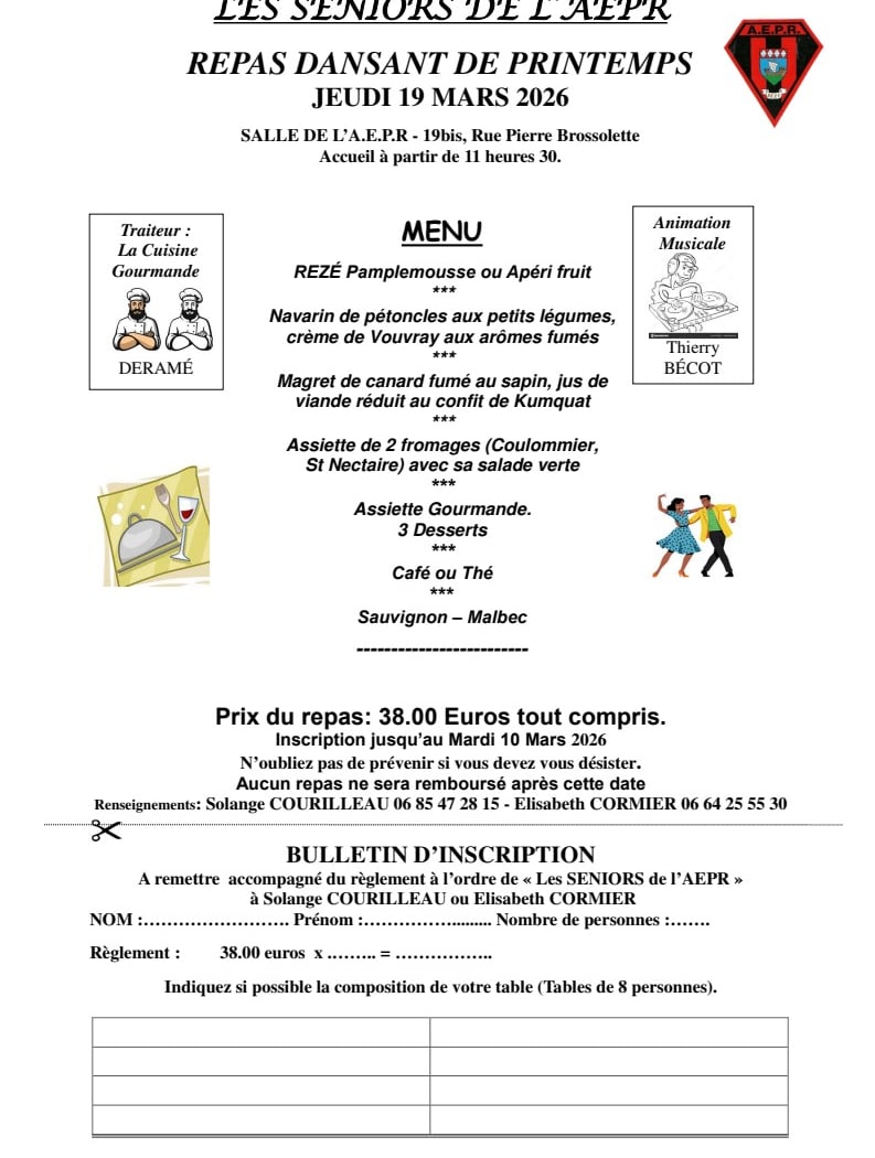 Repas Dansant de Printemps 1