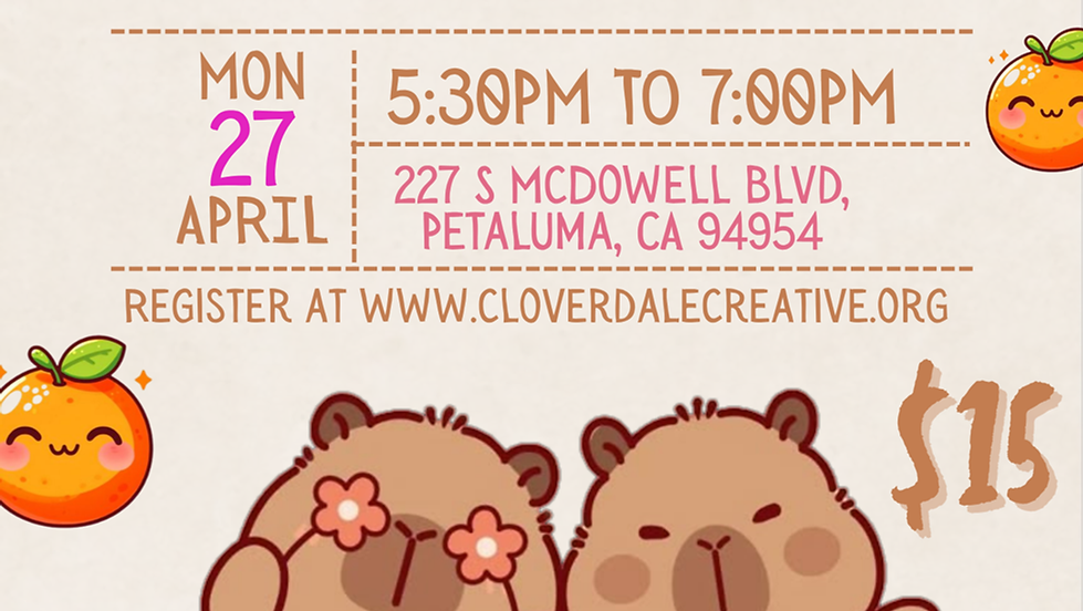 Capybara Paint Party 1