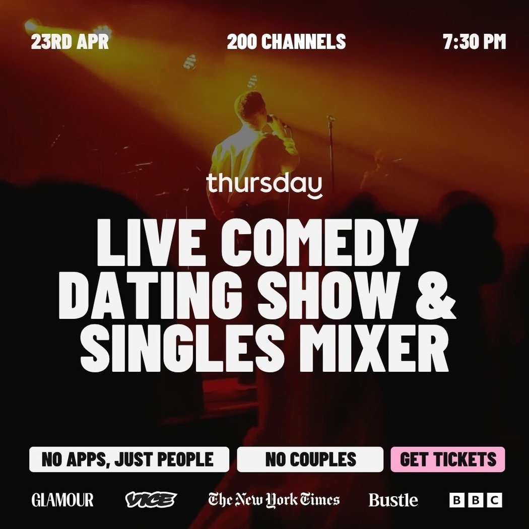 Thursday I Live Comedy Dating Show & Singles Mixer 1