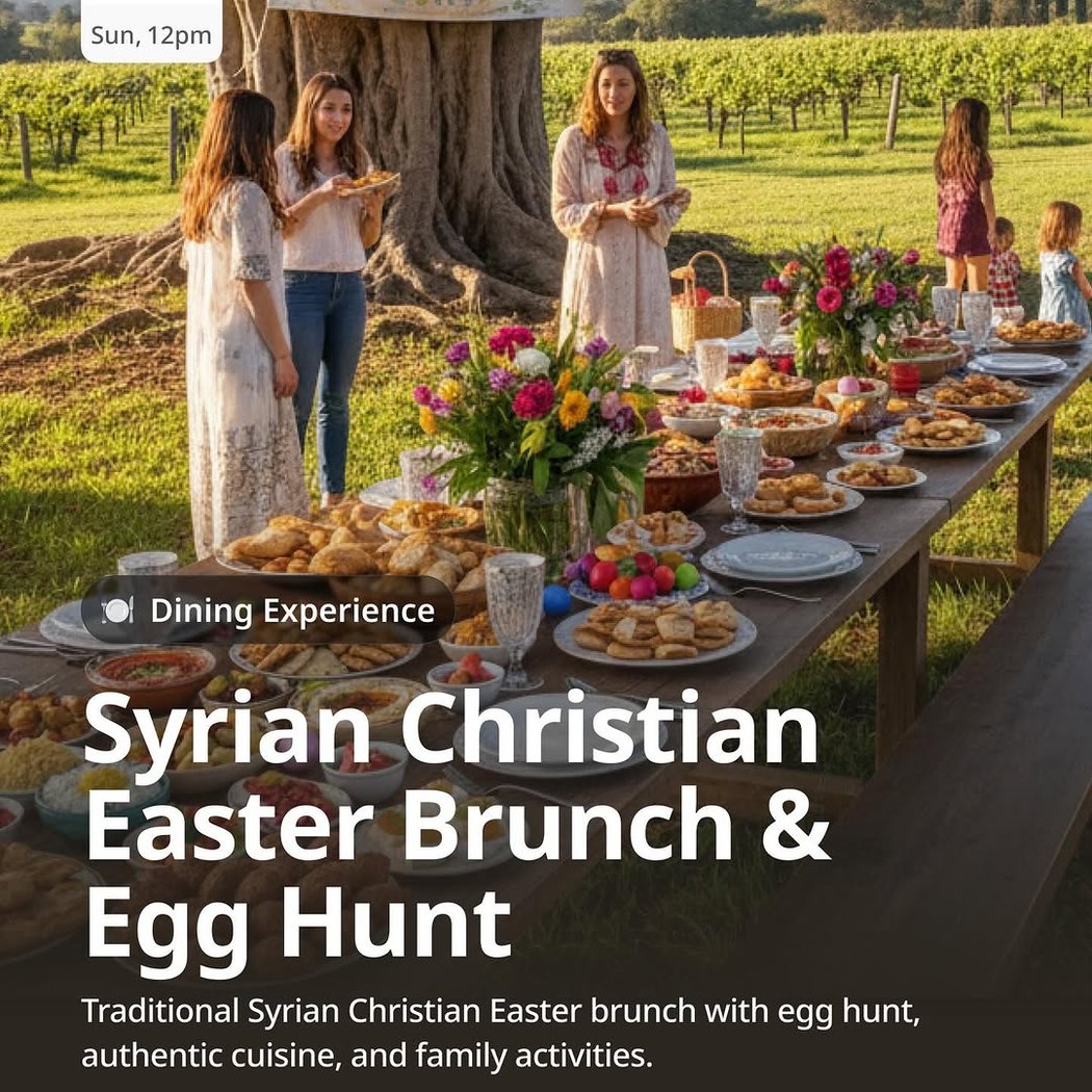 Syrian Christian Easter Brunch & Egg Hunt 1