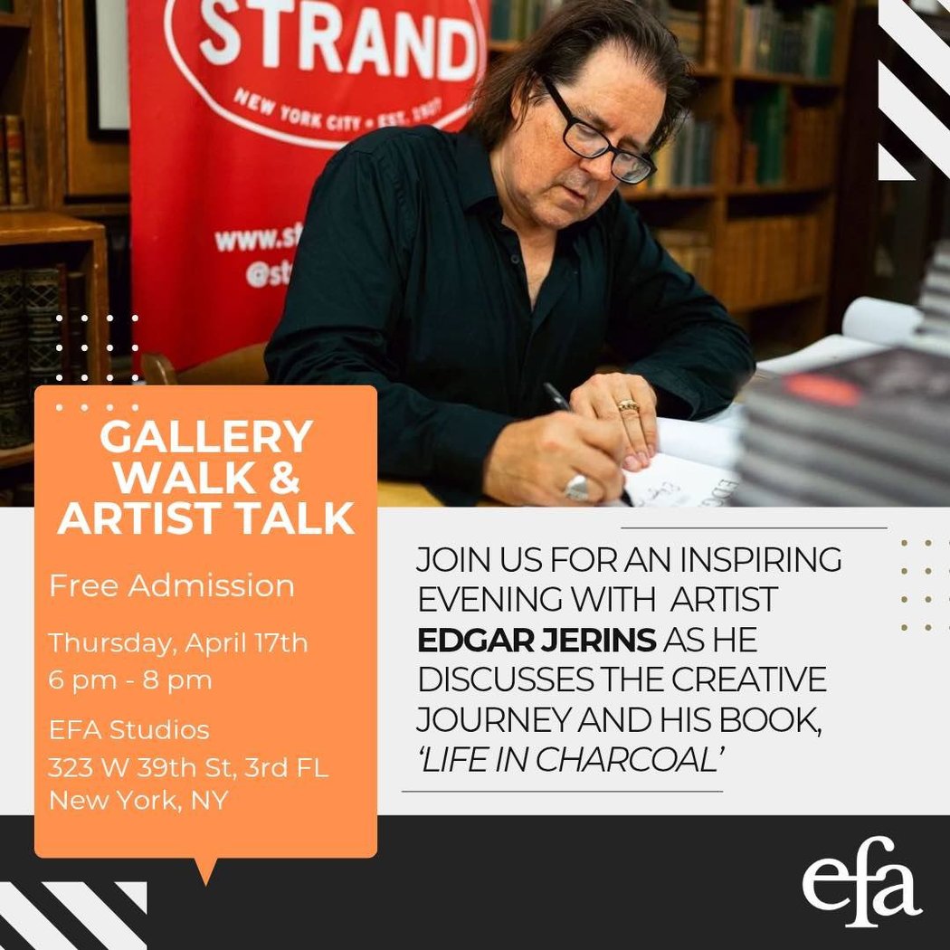 Artist Talk and Book Signing with Edgar Jerins 1