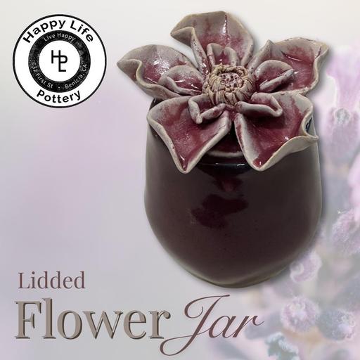 Thursday Night Social Pottery Project: Lidded Flower Jars 1