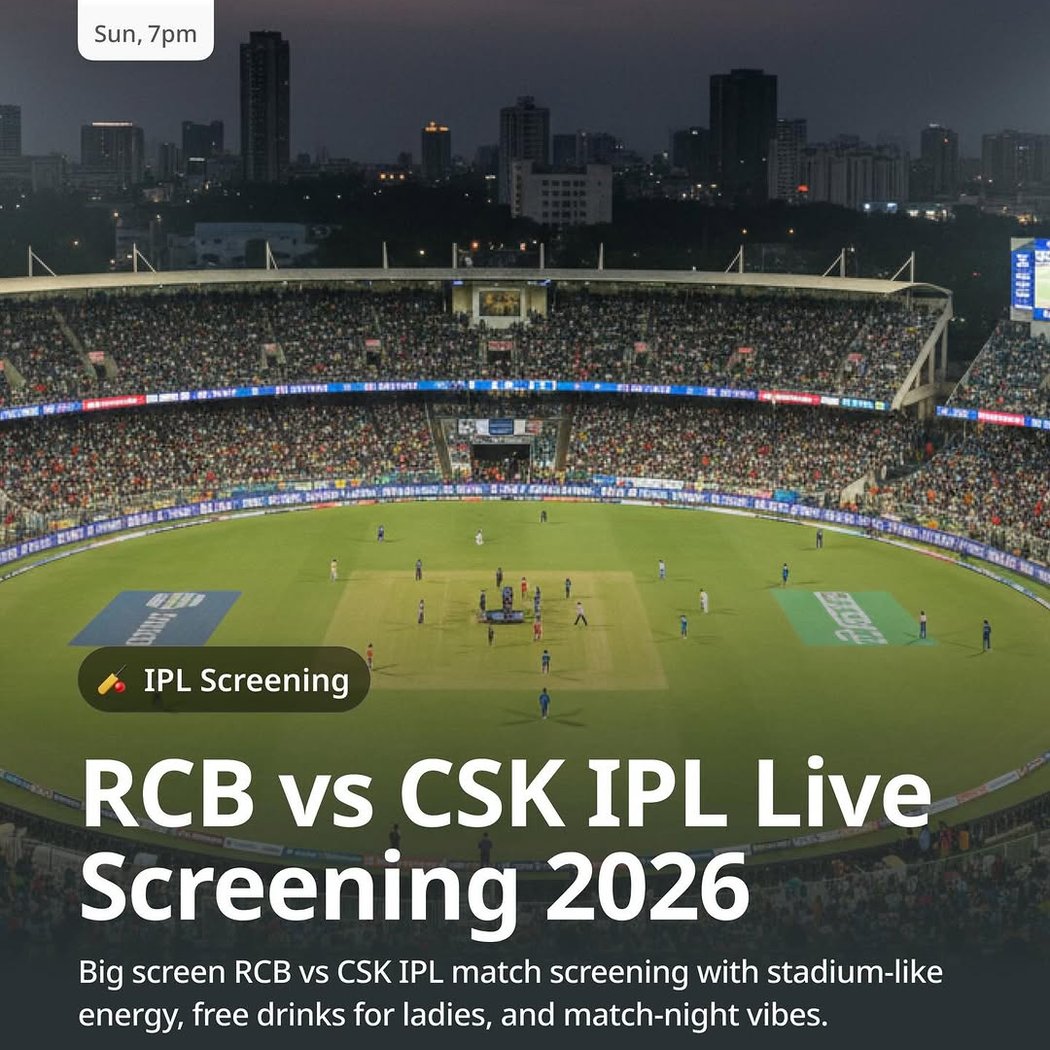 RCB vs CSK IPL 2026 Screening 1