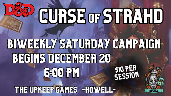 Dungeons and Dragons - Curse of Strahd - Biweekly