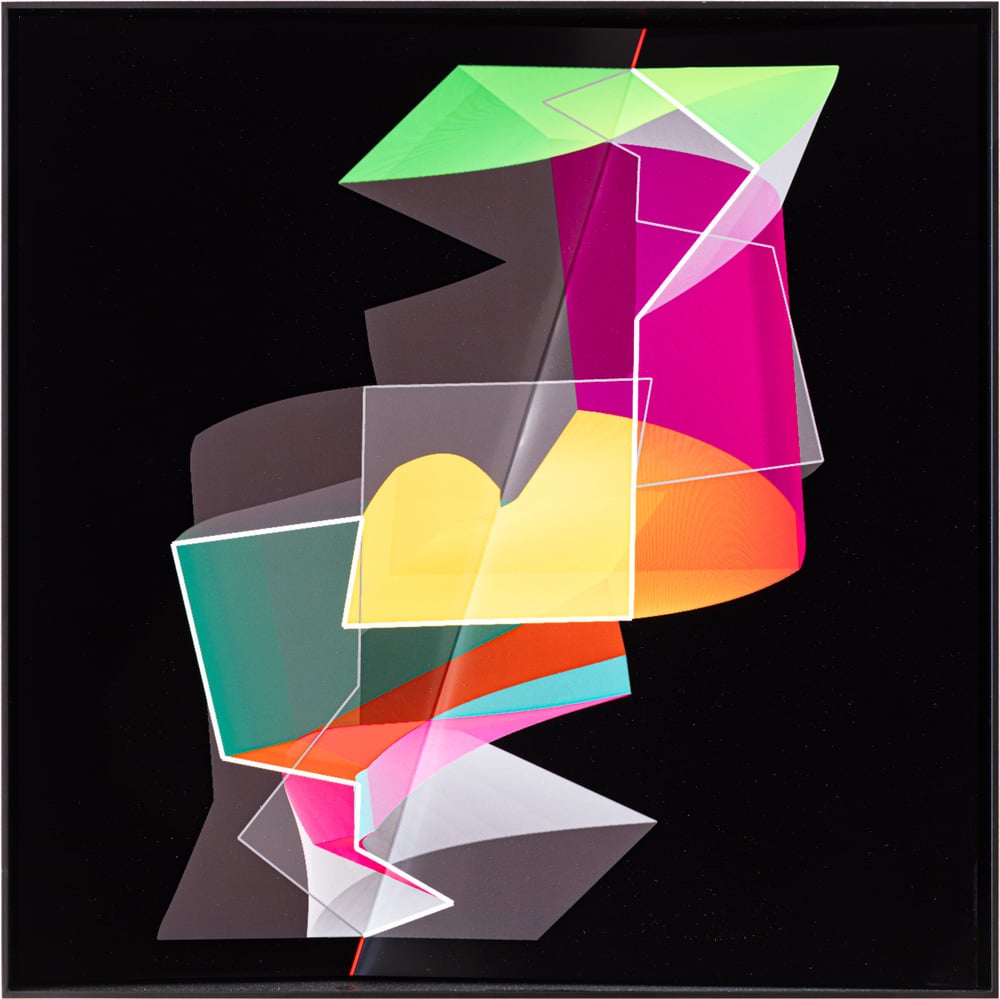 Manfred Mohr. Excursion N-Harmonique 1