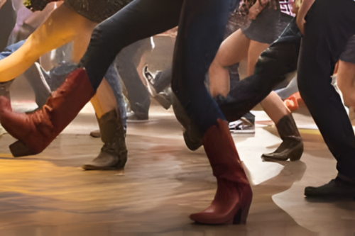 Line Dance with Grapevine 1