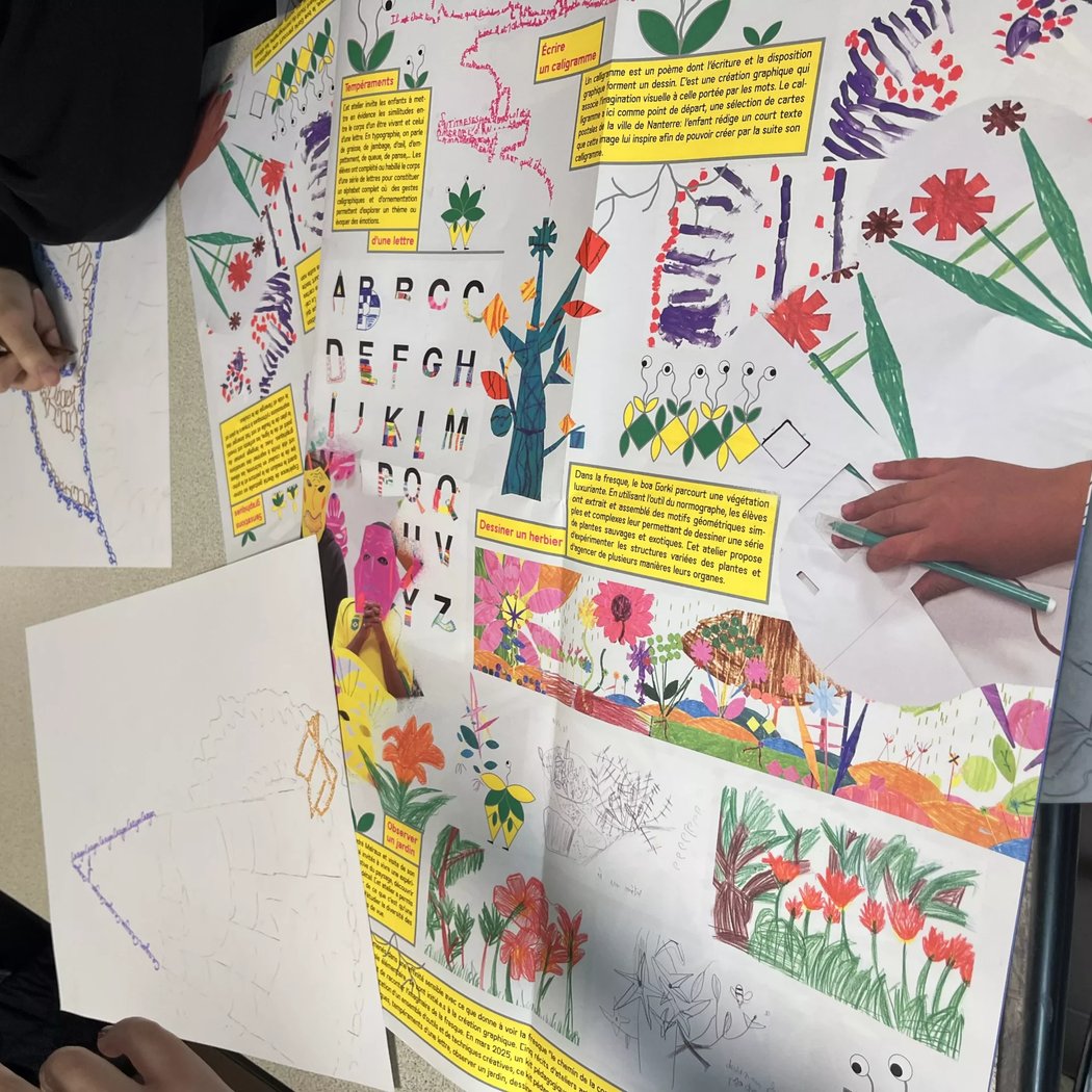 Atelier d'arts plastiques autour de Songe d'une forêt oubliée 1