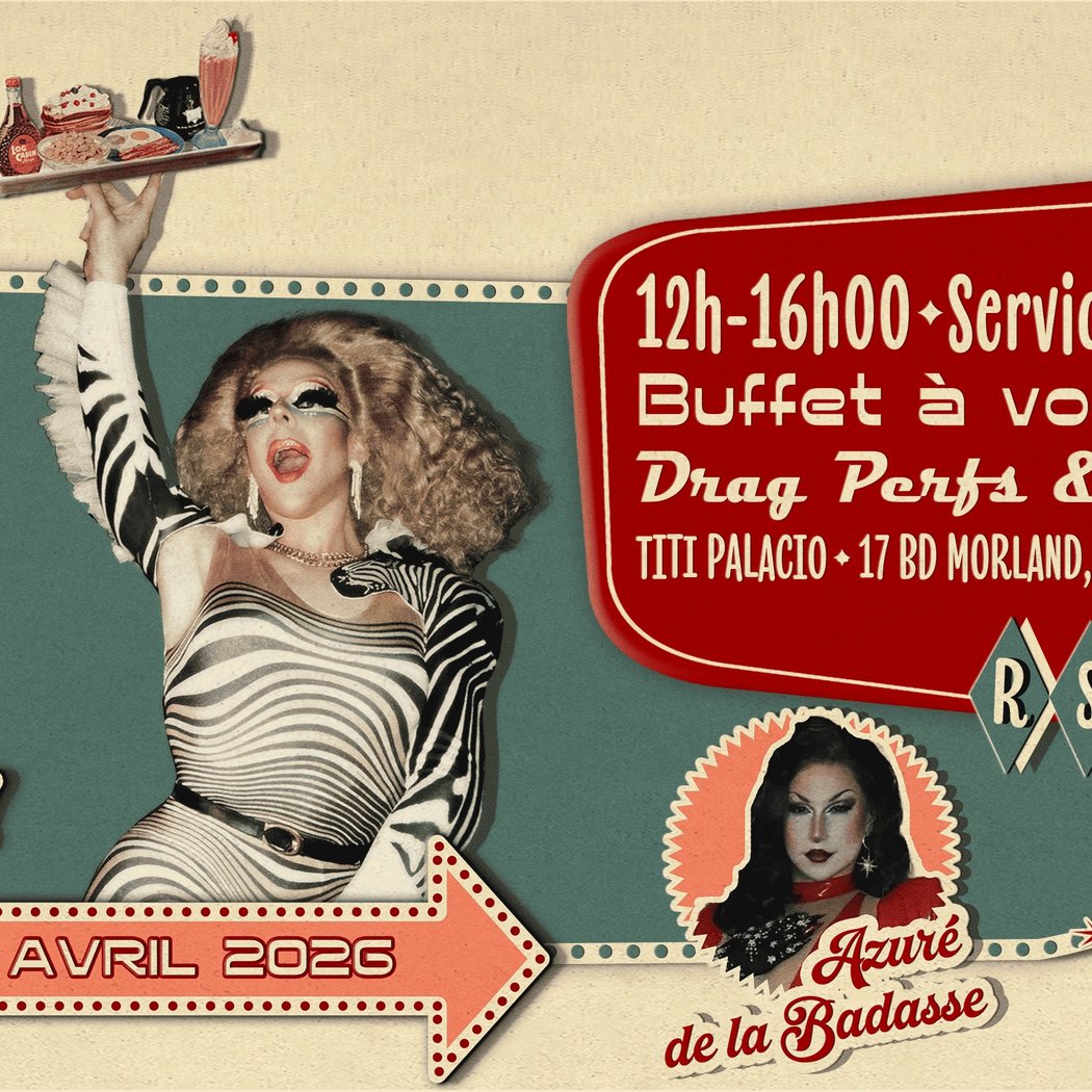 Gigi's Titi Drag Brunch avec Azuré de la Badasse 1