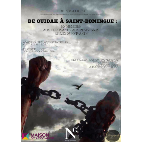 Spectacle immersif et exposition "De Ouidah à Saint Domingue : en mémoire aux opposants, aux résistants et aux survivants" 1