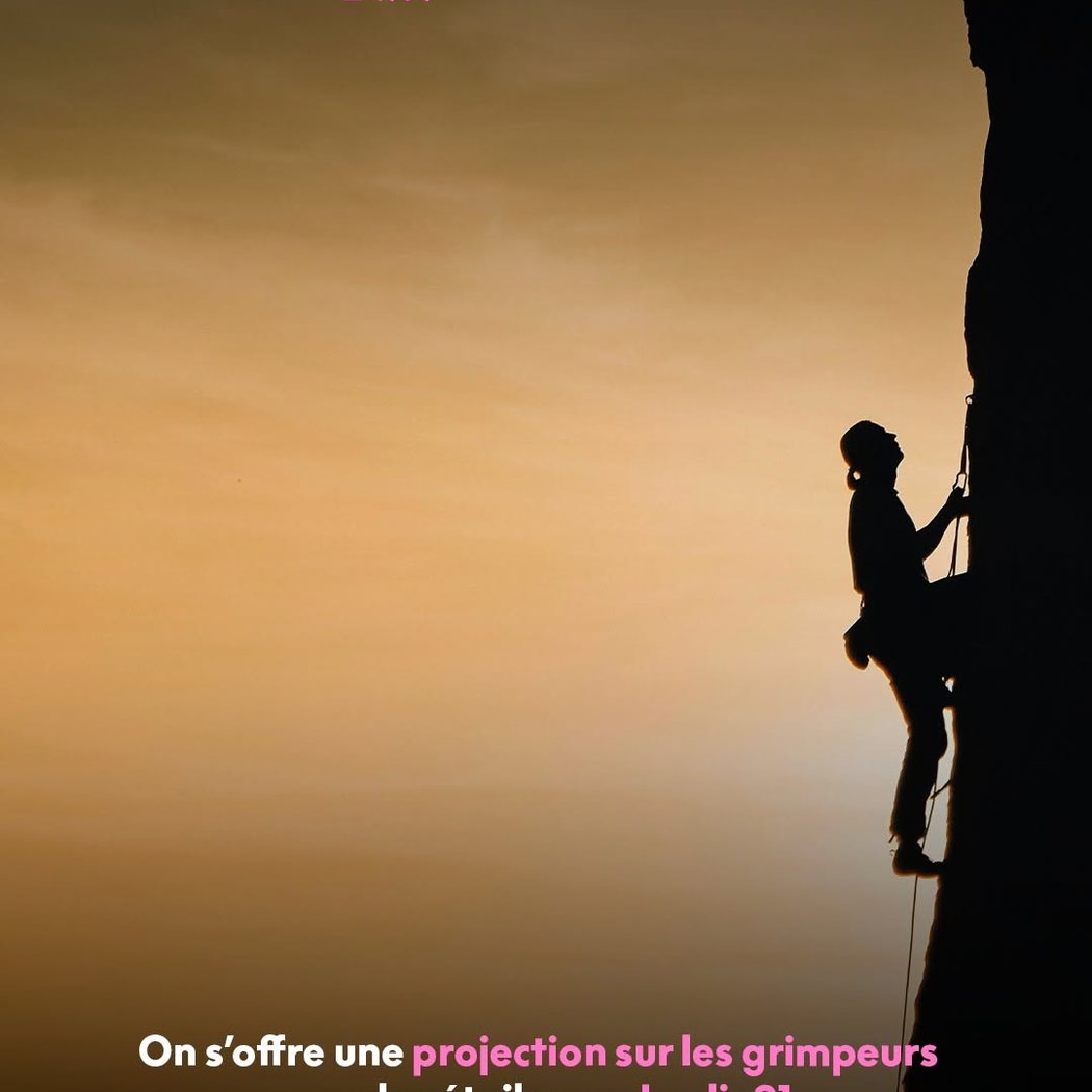 projection sur les grimpeurs sous les étoiles 1