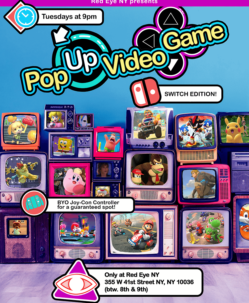 Pop Up Video Game Night 1