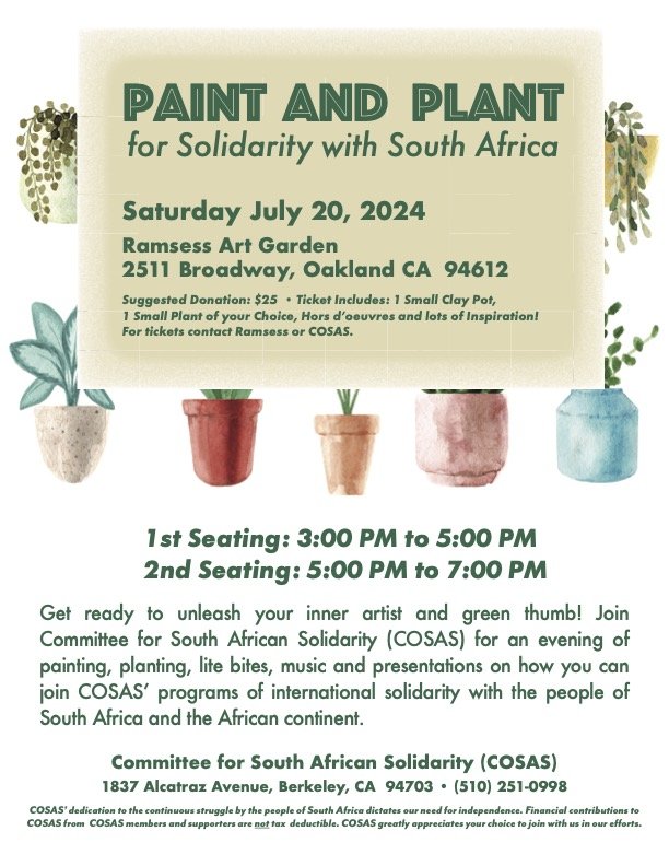 Paint and Paint for Solidarity with South Africa 1