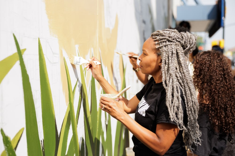 BKO Volunteer Day: The B.R.O. Experience Foundation – Mural Painting & Packing “Bro Kits” 1