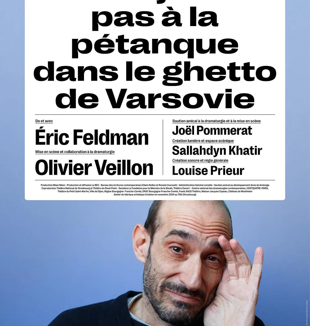 On ne jouait pas à la pétanque dans le ghetto de Varsovie