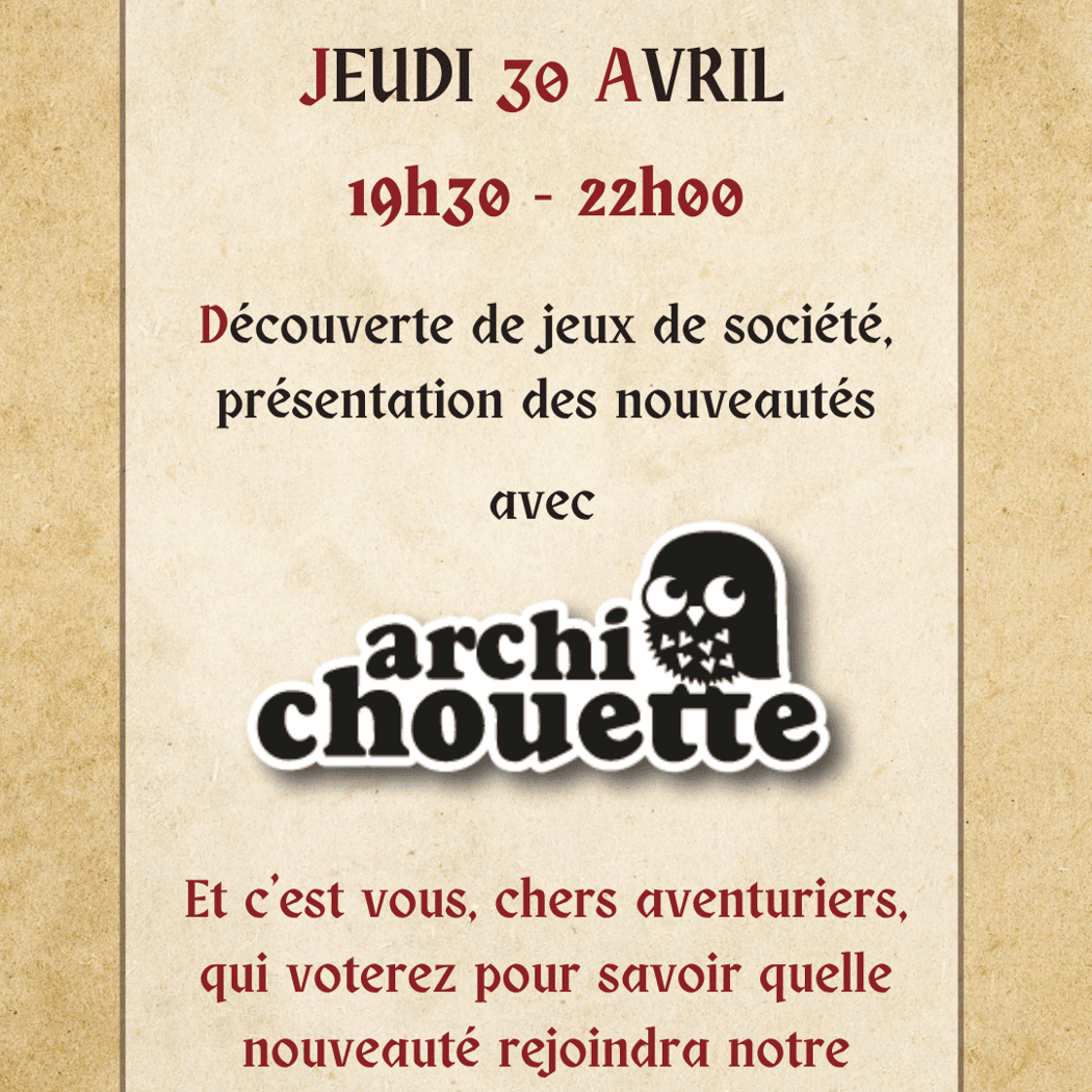 Soirée Découverte de Jeux de société 2