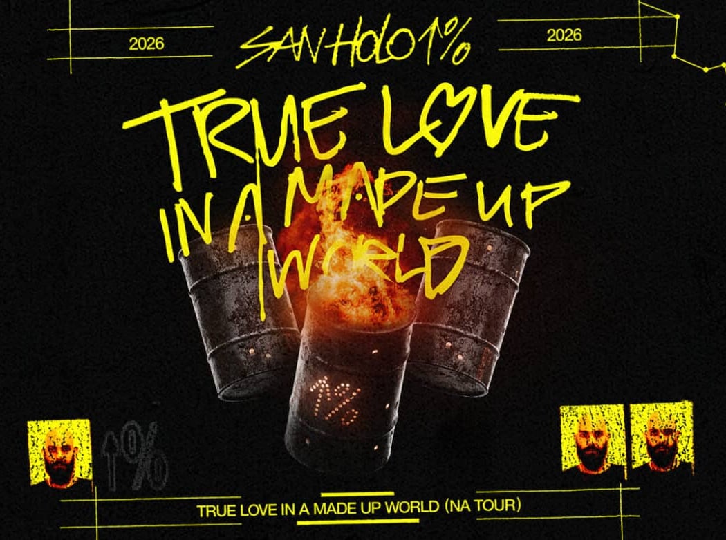 San Holo TRUE LOVE IN A MADE UP WORLD Fall North America Tour 1