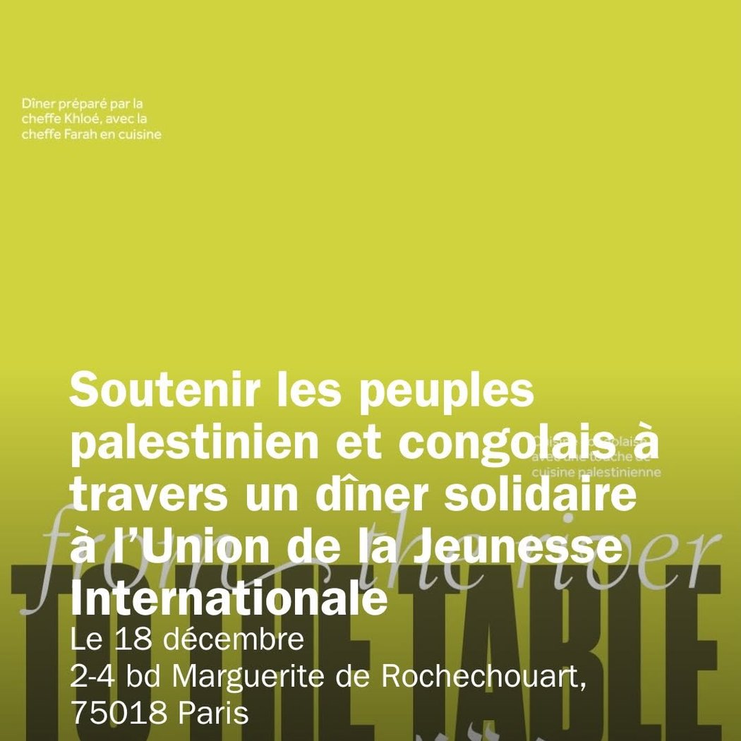 Dîner solidaire 1