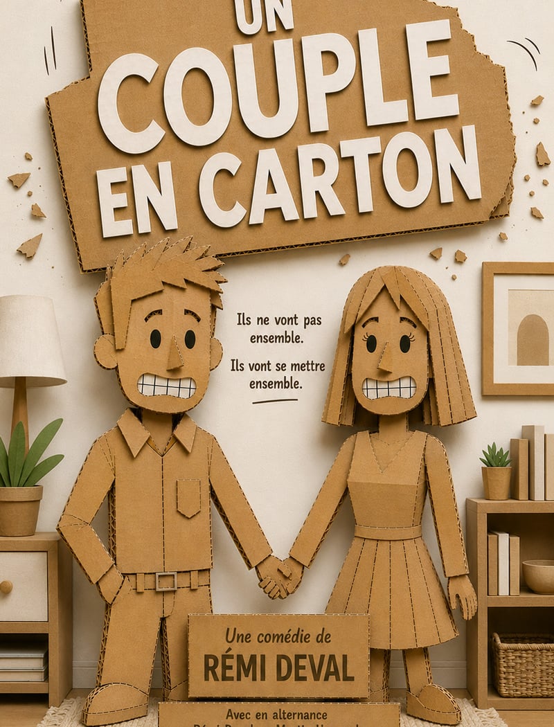 Un Couple en carton 1
