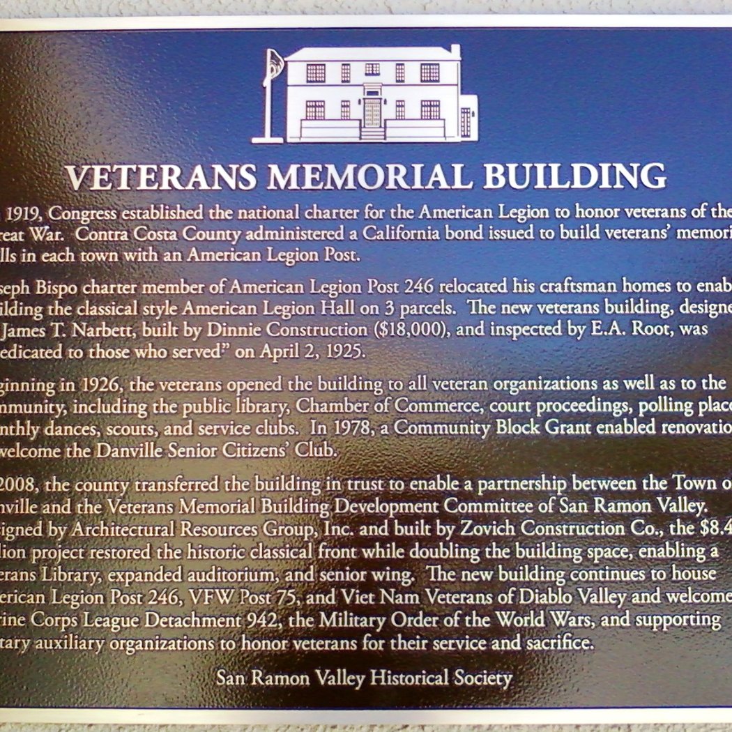 Veterans Memorial Building of San Ramon Valley 2